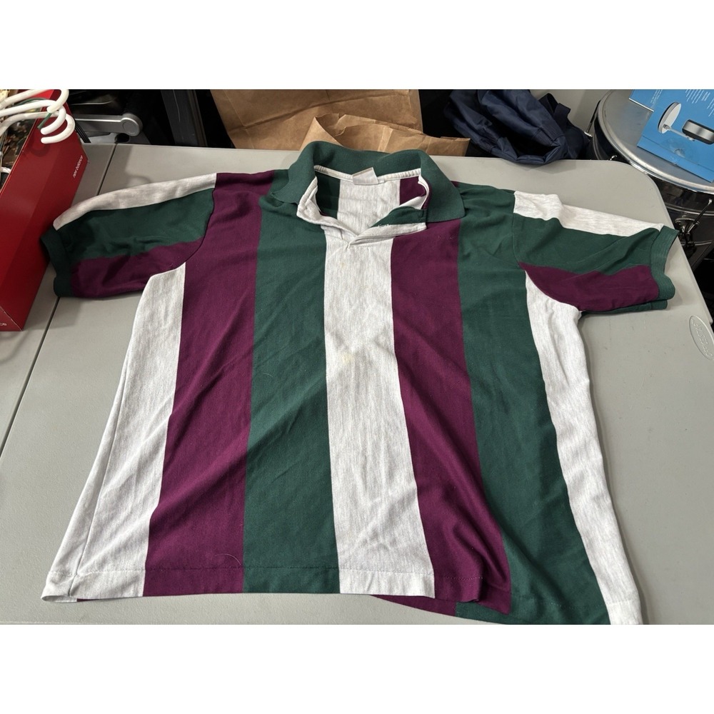 UTY Vtg 90s Colorblock Polo XXL
